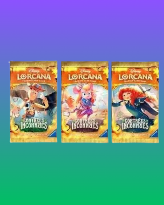 Display 24 Boosters Disney Lorcana : Contrées Inconnues (Chapitre 12) – Neuf Scellé (FR)