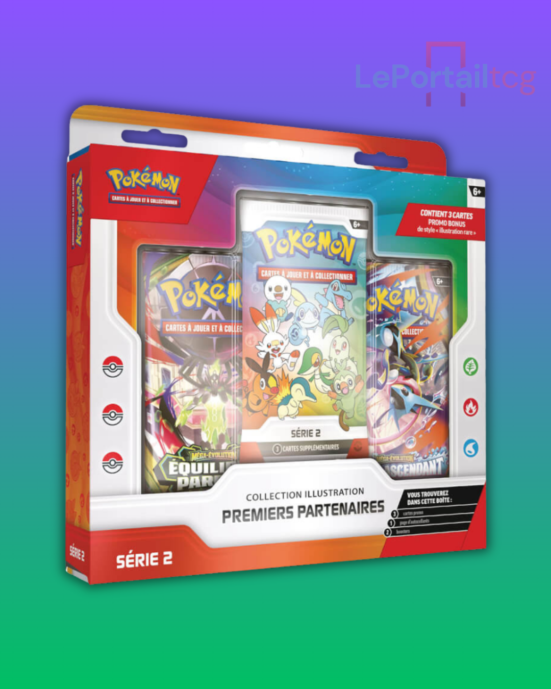 Coffret Collection Illustration : Premiers Partenaires (Série 2) – Pokémon - Français