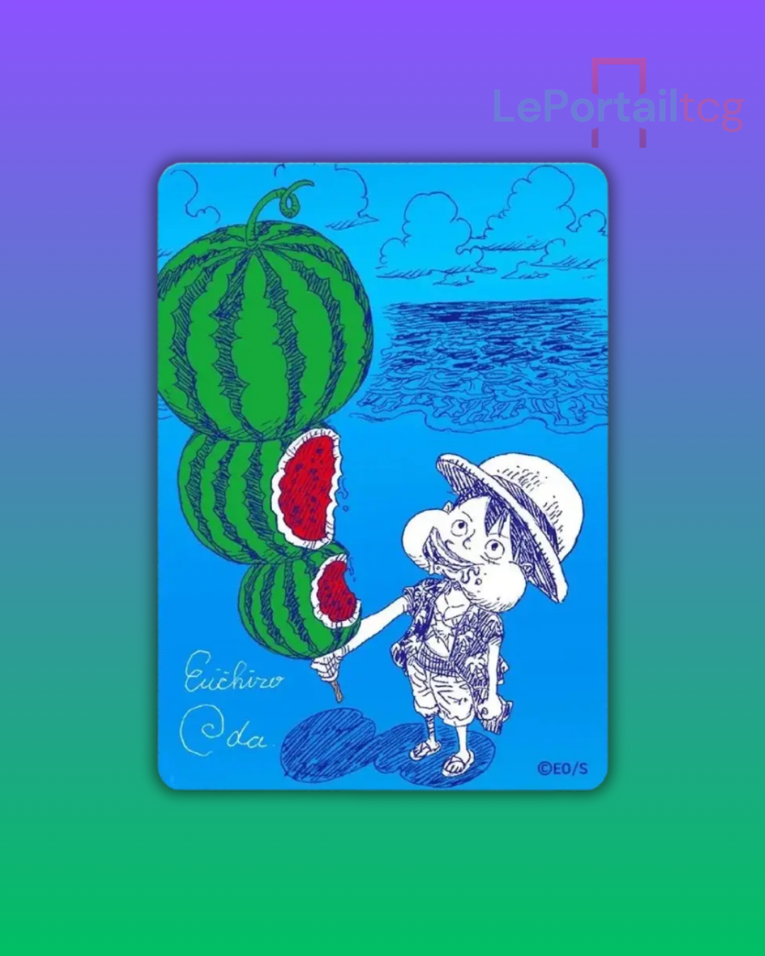 Carte One Piece Luffy Pastèque - Natsucomi 2026