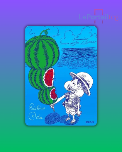 Carte One Piece Luffy Pastèque - Natsucomi 2026