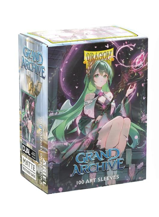 Protège-cartes Dragon Shield (100) Standard Size Art – Ariel, Archangel of Natura (Grand Archive)