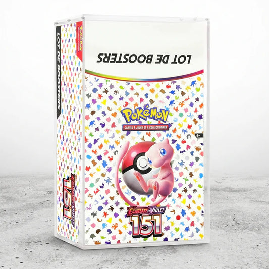 Boîte de Protection Acrylique Magnétique pour Display de 10 Booster Bundles Pokémon (Case)