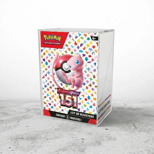 Boîte de Protection Acrylique Magnétique pour Booster Bundle Pokémon