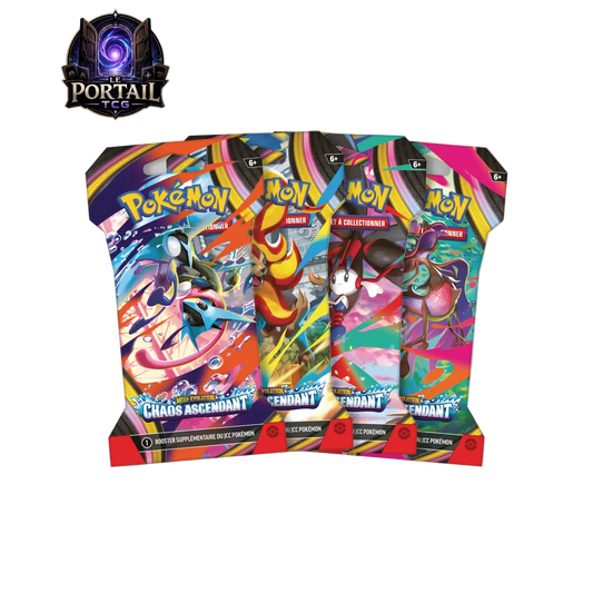 Booster Blister - Pokémon : Chaos Ascendant (ME04) — En français (Modèle Aléatoire)