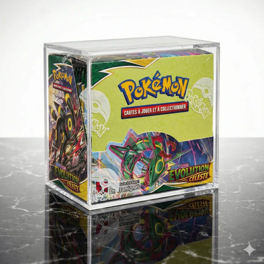 Boîte de Protection Acrylique Magnétique pour Display Pokémon (Standard Size)
