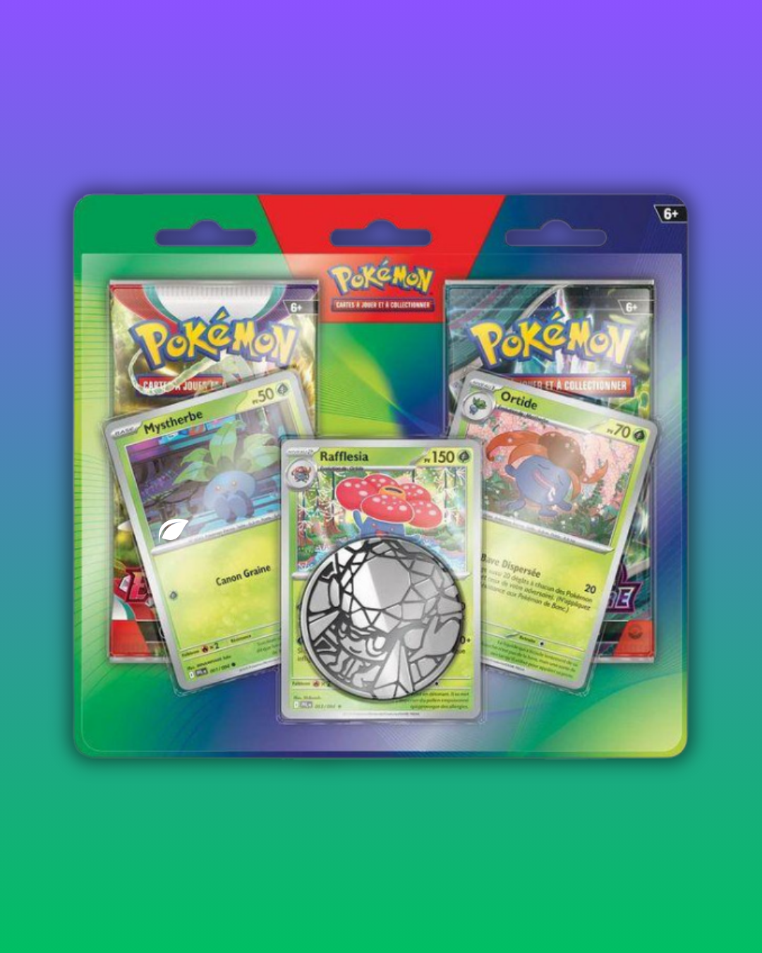 Duopack Pokémon : Mystherbe, Ortide et Rafflesia – (FR)
