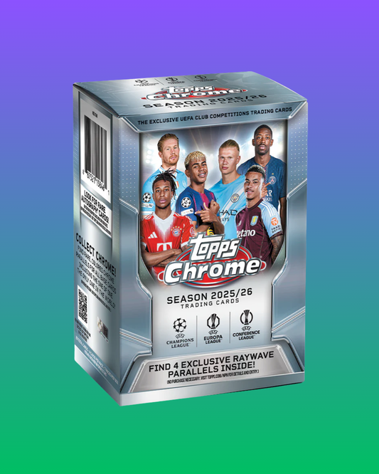 Box Topps Chrome UEFA Club Competitions 2025-26 – Football (Neuf & Scellé)