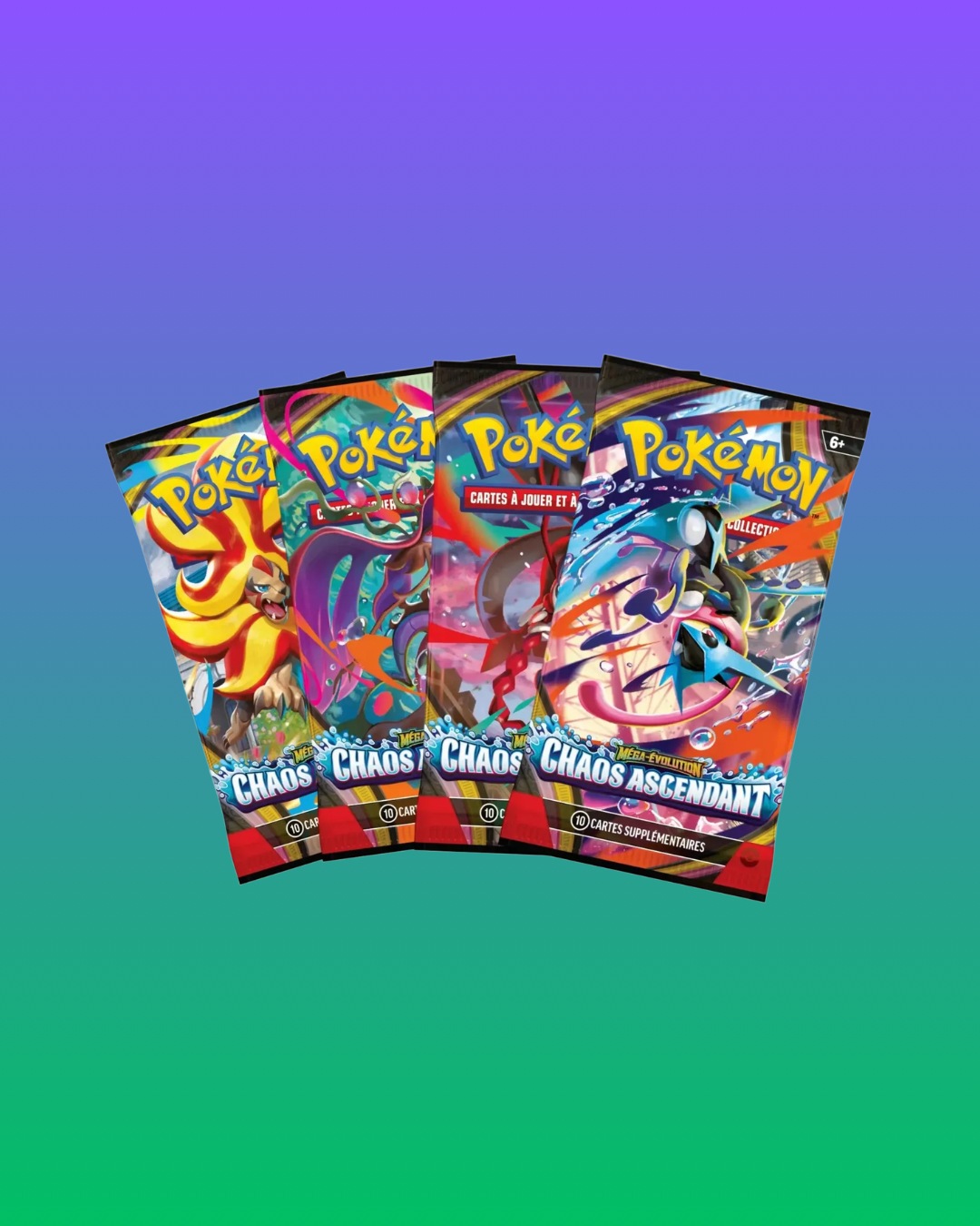 Booster Blister - Pokémon : Chaos Ascendant (ME04) — En français (Modèle Aléatoire)