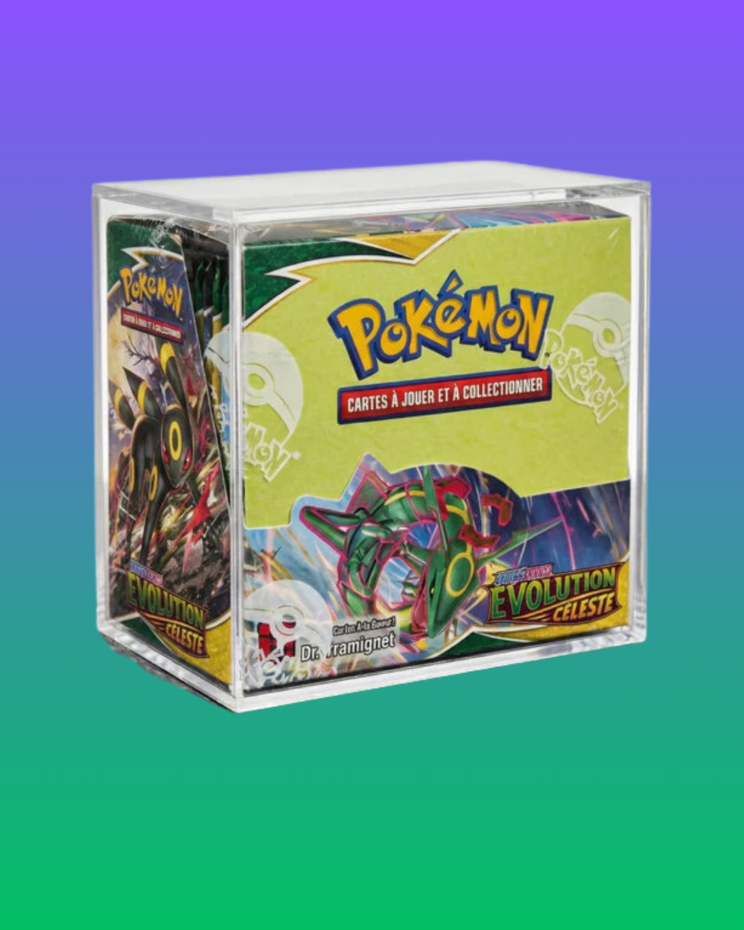 Boîte de Protection Acrylique Magnétique pour Display Pokémon (Standard Size)