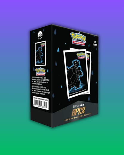 Protège-cartes Ultra Pro APEX (105) Standard Size – Tortank / Blastoise (Neon Kanto Pokémon Officiel)