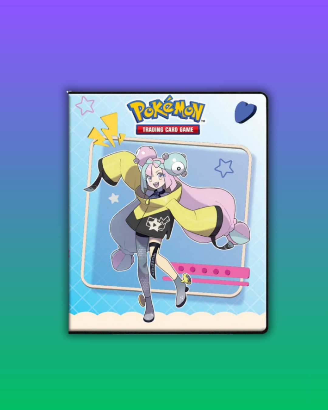 Classeur / Portfolio 9 Poches Ultra Pro – Iono et Ampibidou (Pokémon Officiel)