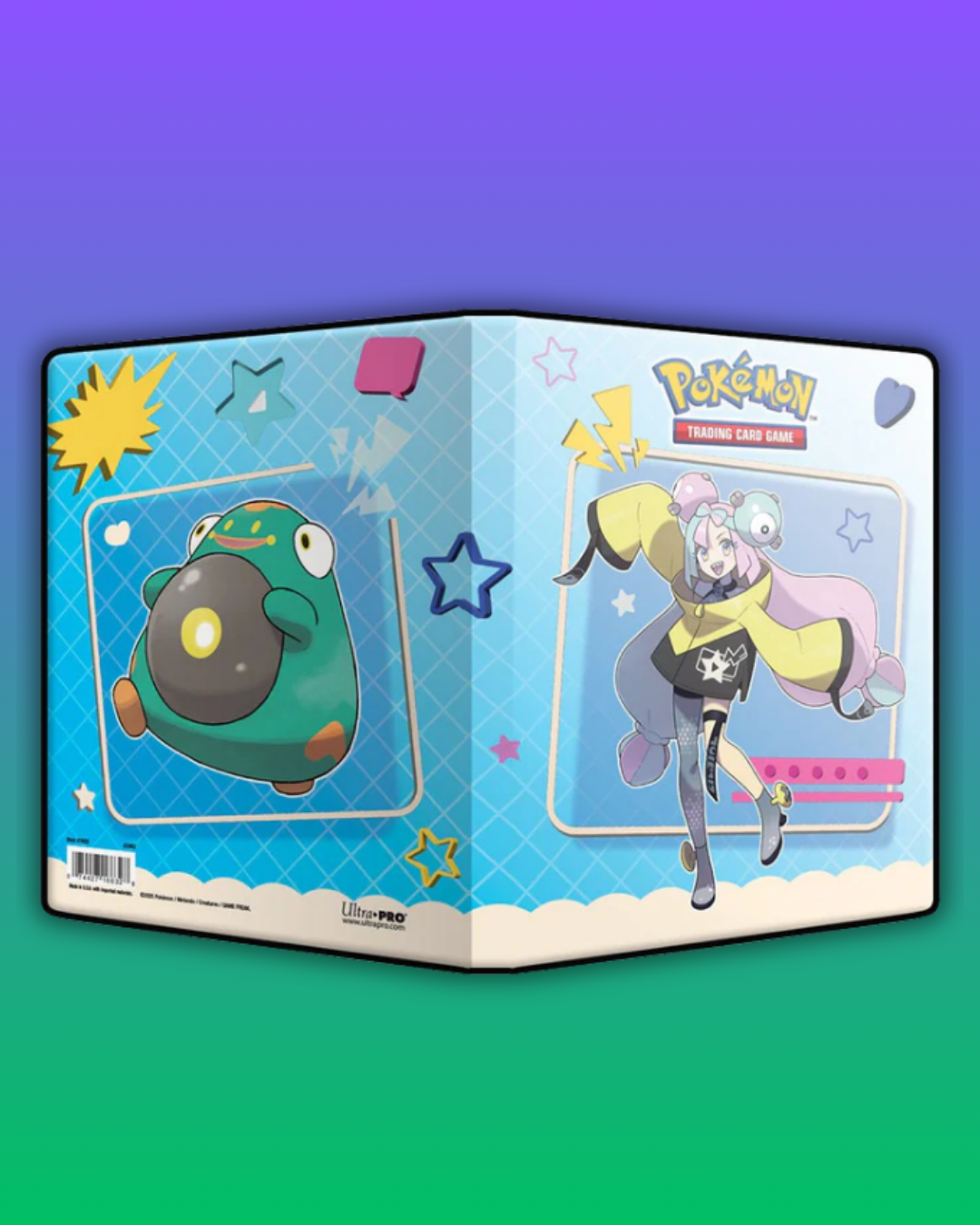 Classeur / Portfolio 9 Poches Ultra Pro – Iono et Ampibidou (Pokémon Officiel)