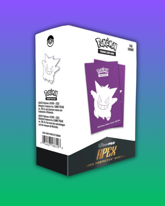 Protège-cartes Ultra Pro APEX (105) Standard Size – Ectoplasma / Gengar (Elite Series Pokémon Officiel)