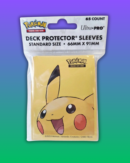 Protège-cartes Ultra Pro (65) Standard Size – Pikachu (Pokémon Officiel)