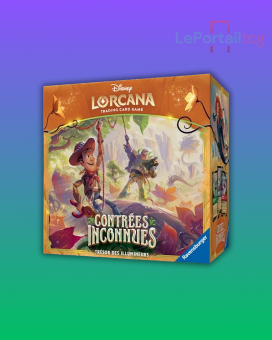 Coffret Trésor des Illumineurs Disney Lorcana : Contrées Inconnues (Chapitre 12) – Neuf Scellé (FR)