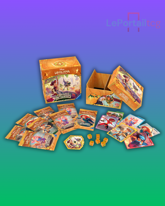 Coffret Trésor des Illumineurs Disney Lorcana : Contrées Inconnues (Chapitre 12) – Neuf Scellé (FR)