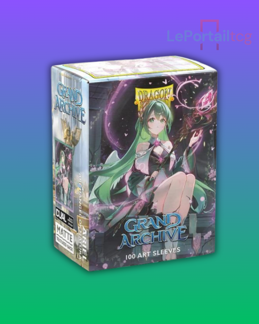 Protège-cartes Dragon Shield (100) Standard Size Art – Ariel, Archangel of Natura (Grand Archive)