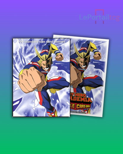 Protège-cartes Dragon Shield (100) Standard Size Art – All Might Punch (MHA)