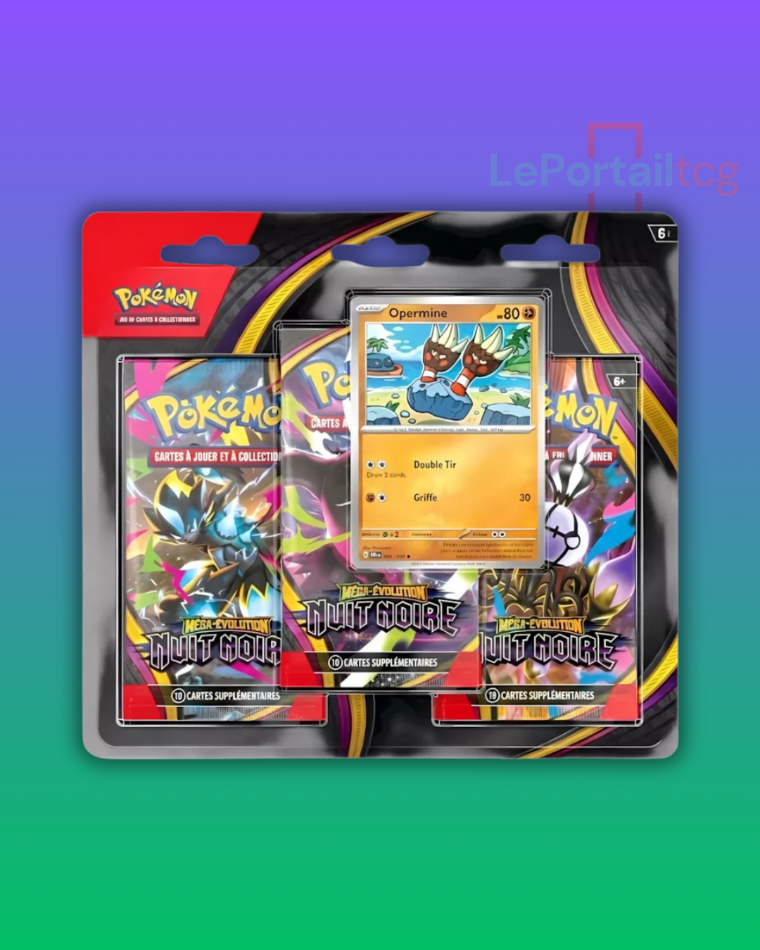 Tripack Nuit Noire – Méga-Évolution - Pokemon – Français