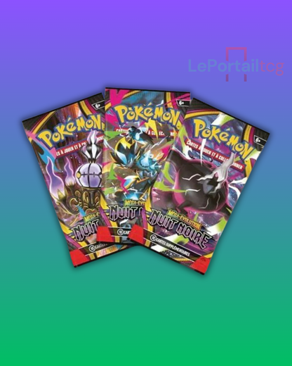 Tripack Nuit Noire – Méga-Évolution - Pokemon – Français