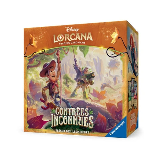 Coffret Trésor des Illumineurs Disney Lorcana : Contrées Inconnues (Chapitre 12) – Neuf Scellé (FR)