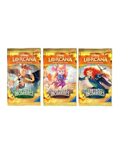 Display 24 Boosters Disney Lorcana : Contrées Inconnues (Chapitre 12) – Neuf Scellé (FR)